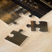 ブダキャッスルハンガリー・ブダペストとのチェーンブリッジ ジグソーパズル (側面)