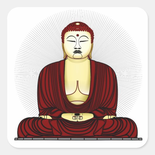 ブダゴータマブッダシッダールタゴータマ スクエアシール (正面)