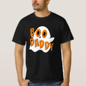 ブダディーファーザー幽霊ハロウィンホワイト Tシャツ (正面)