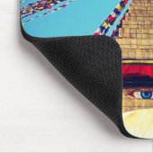 ブダナートストゥーパ、ブッダの目、ヒマラヤ、ネパール マウスパッド (コーナー)