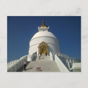 ブダナート – 仏教寺院,カトマンズネパール ポストカード