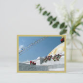 ブダナ素晴らしートのストゥーパ ポストカード (スタンド正面)