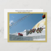 ブダナ素晴らしートのストゥーパ ポストカード (正面/裏面)