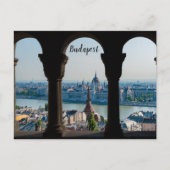ブダペストとハンガリー議会 ポストカード (正面)