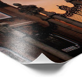 ブダペストのゴシック様式の夕日 フォトプリント            (角)