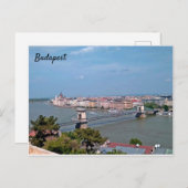 ブダペストのサニーで美しいパノラマはがき ポストカード (正面/裏面)