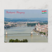 ブダペストのダヌベの街並み – ハンガリー ポストカード (正面)