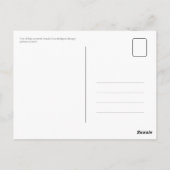 ブダペストのドナウ川を渡るブダの眺め ポストカード (裏面)