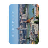 ブダペストのパノラマビュー冷蔵庫用マグネット マグネット (縦)