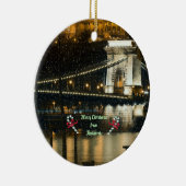 ブダペストのメリークリスマス セラミックオーナメント (右)