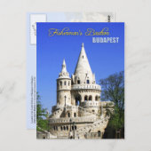 ブダペストの城下町フィッシャーマンズバスティオン ポストカード (正面/裏面)