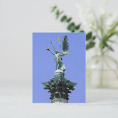 ブダペストの大天使ガブリエル像 ポストカード (スタンド正面)