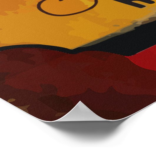 ブダペストの廃墟パブ眠れない&シミーラのサイン ポスター (角)