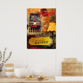 ブダペストの廃墟パブ眠れない&シミーラのサイン ポスター (キッチン)