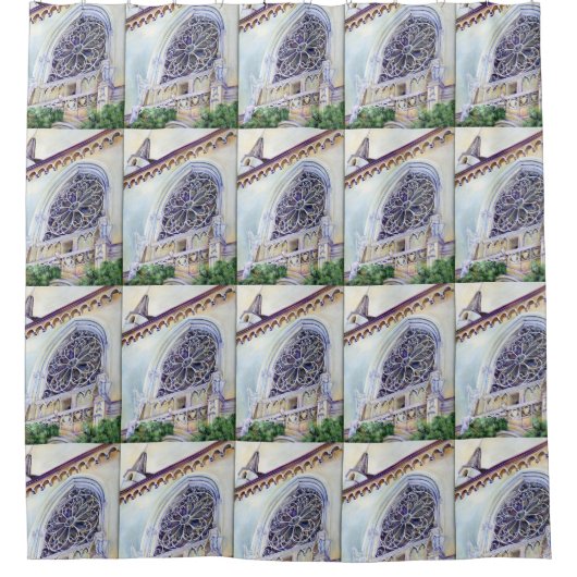 ブダペストの瞬間 シャワーカーテン (正面)