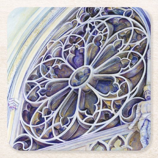 ブダペストの瞬間 スクエアペーパーコースター (正面)