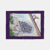 ブダペストの瞬間 フリースブランケット (正面(横))