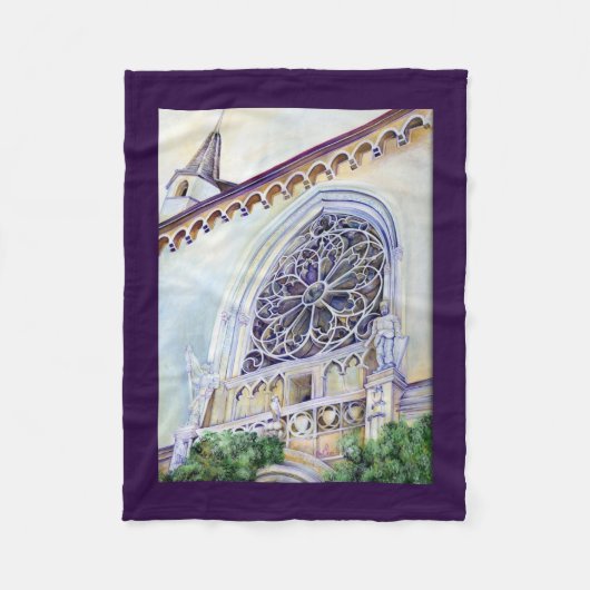 ブダペストの瞬間 フリースブランケット (正面)