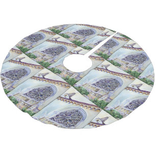 ブダペストの瞬間 ブラッシュドポリエステルツリースカート