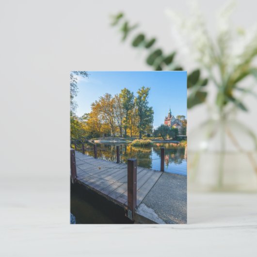 ブダペストの秋のセレニティヴァジュダフンヤドキャッスル ポストカード (スタンド正面)