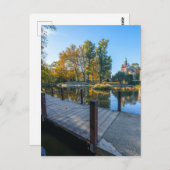 ブダペストの秋のセレニティヴァジュダフンヤドキャッスル ポストカード (正面/裏面)