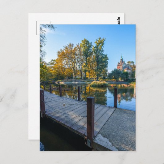 ブダペストの秋のセレニティヴァジュダフンヤドキャッスル ポストカード (正面/裏面)