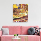 ブダペストの豚 キャンバスプリント (インサイチュ (リビング))