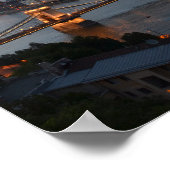 ブダペストの鎖橋 ポスター (角)