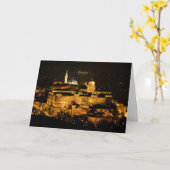 ブダペストアットナイト カード (黄色い花)