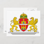 ブダペストコートオブアームズ ポストカード (正面/裏面)