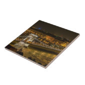 ブダペストチェーンブリッジアットナイト タイル (側面)