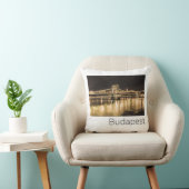 ブダペストチェーンブリッジハンガリーレトロナイトヴィンテージ クッション (椅子)