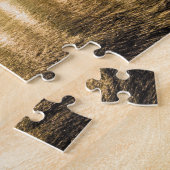 ブダペストチェーンブリッジハンガリーレトロナイトヴィンテージ ジグソーパズル (側面)