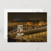 ブダペストチェーンブリッジ ポストカード (正面/裏面)