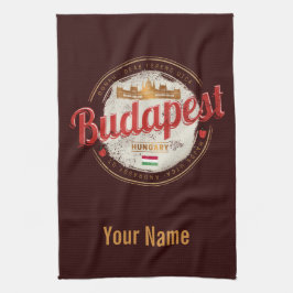 ブダペストデザインハンガリーヴィンテージ議会 キッチンタオル