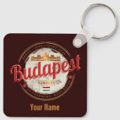 ブダペストデザインハンガリーヴィンテージ議会 キーホルダー (裏面)