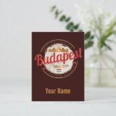 ブダペストデザインハンガリーヴィンテージ議会 シーズンポストカード (スタンド正面)