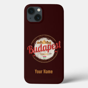 ブダペストデザインハンガリーヴィンテージ議会 iPhone 13ケース