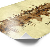 ブダペストハンガリーの街並み フォトプリント            (角)