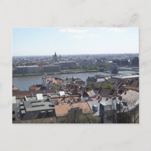 ブダペストハンガリーダヌベリバー ポストカード (正面)