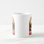 ブダペストハンガリートラベルアートヴィンテージ コーヒーマグカップ (中央)