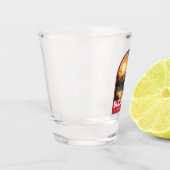 ブダペストハンガリートラベルアートヴィンテージ ショットグラス (左)