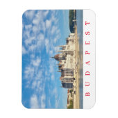 ブダペストハンガリーパーラメントビュー冷蔵庫用マグネット マグネット (縦)