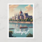 ブダペストハンガリー有名な旅行プレイス ポストカード (正面)
