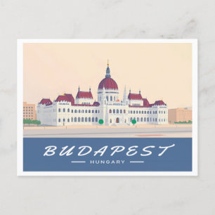 ブダペストハンガリー議会建物旅行 ポストカード