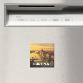 ブダペストハンガリー議会建物旅行 マグネット (インサイチュ (食洗機))