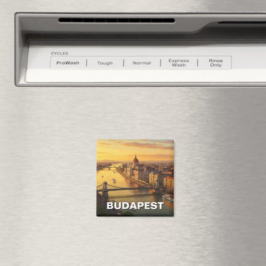 ブダペストハンガリー議会建物旅行 マグネット (インサイチュ (食洗機))