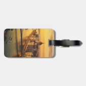 ブダペストハンガリー議会建物旅行 ラゲッジタグ (裏面横)