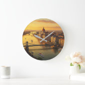 ブダペストハンガリー議会建物旅行 ラージ壁時計 (ホーム)