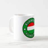 ブダペストハンガリー コーヒーマグカップ (正面左)